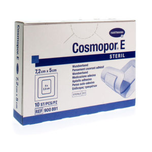 COSMOPOR E latexfree 7,2x5cm 10 p/s