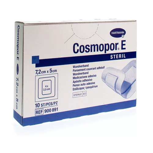 COSMOPOR E latexfree 7,2x5cm 10 p/s