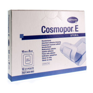 COSMOPOR E latexfree 10x8cm 10 p/s