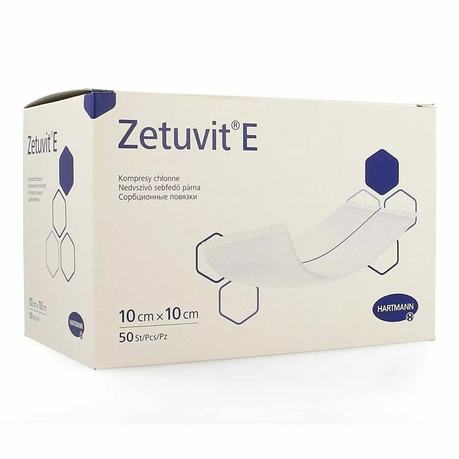 ZETUVIT E 10x10cm nst. 50 p/s