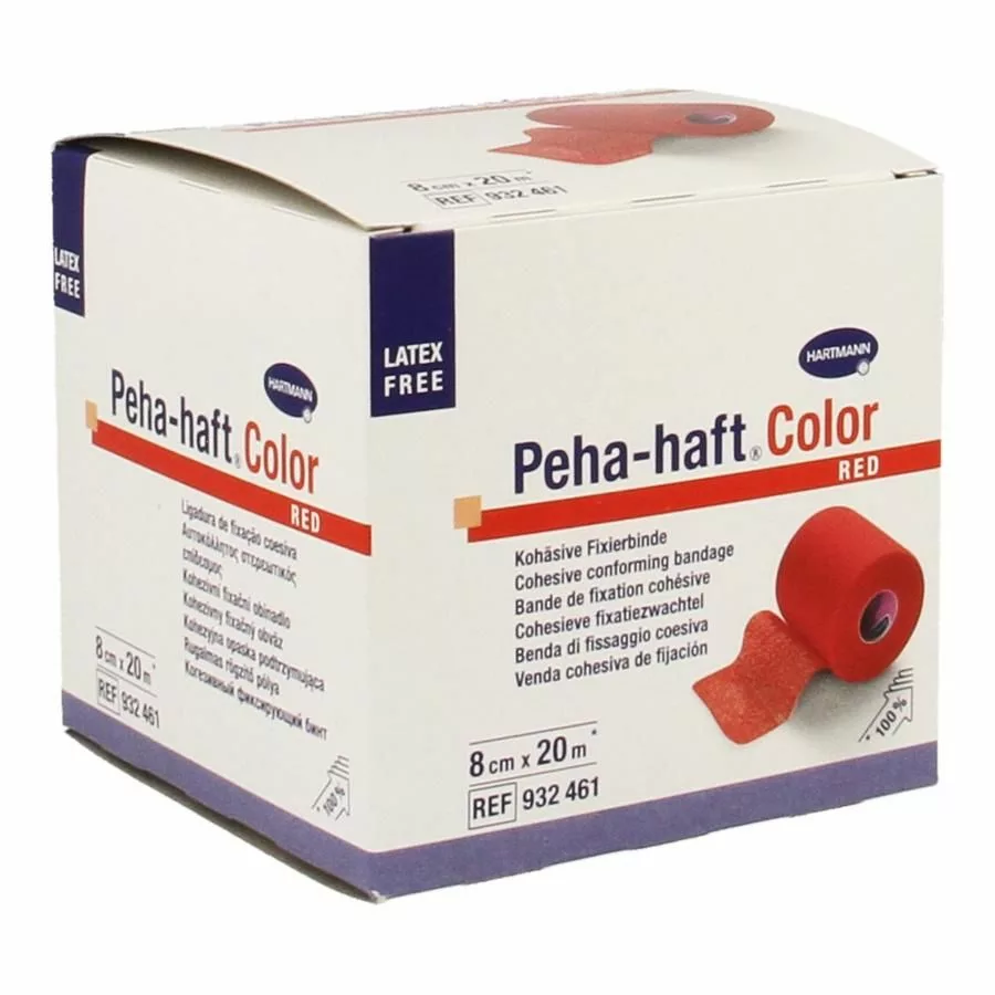 PEHA-HAFT rood LF 8cmx20m 1 p/s