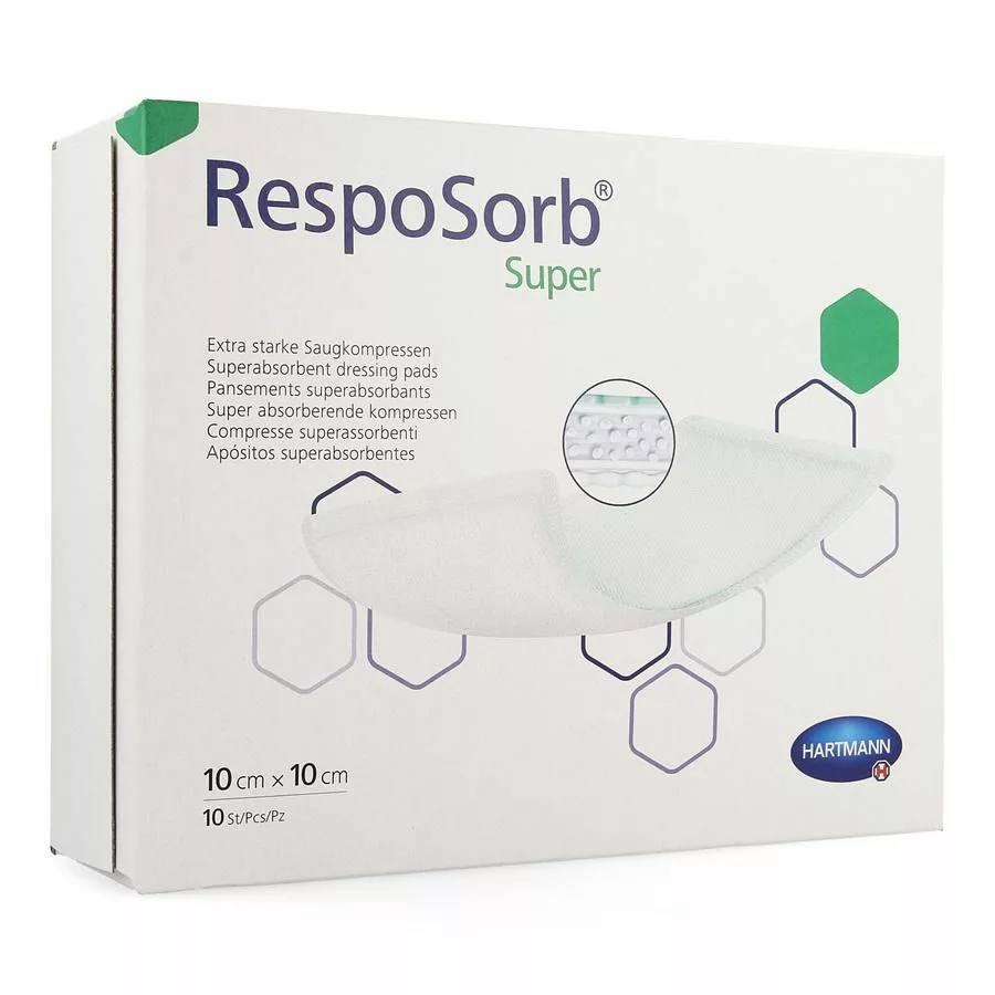 RESPOSORB Super 10x10cm 10 p/s