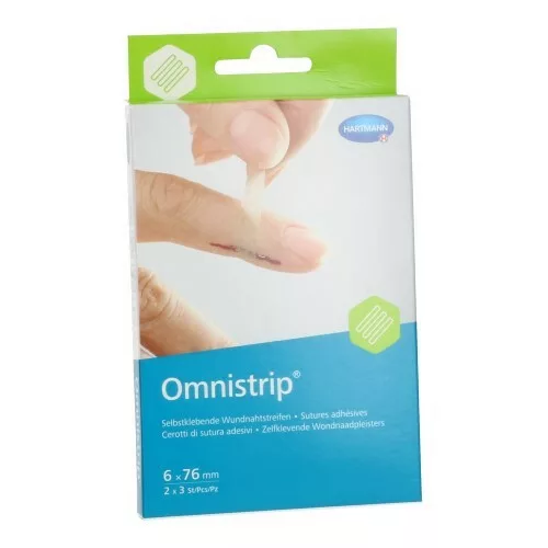 OMNISTRIP SELFCARE LARGE6x76mm2x3 p/s