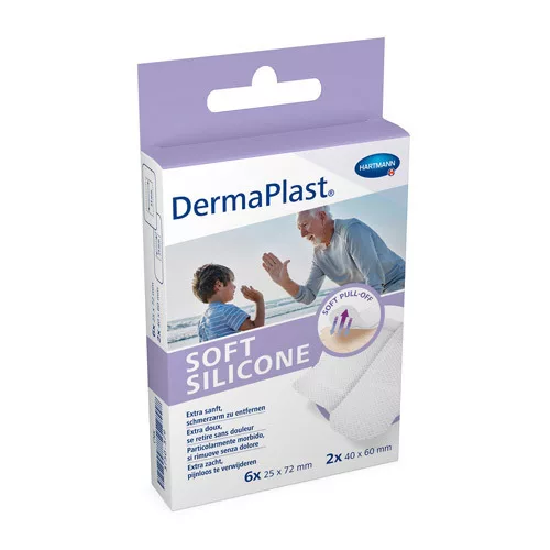 Dermaplast SOFT SILIC SELFCARE 2M 8 p/s