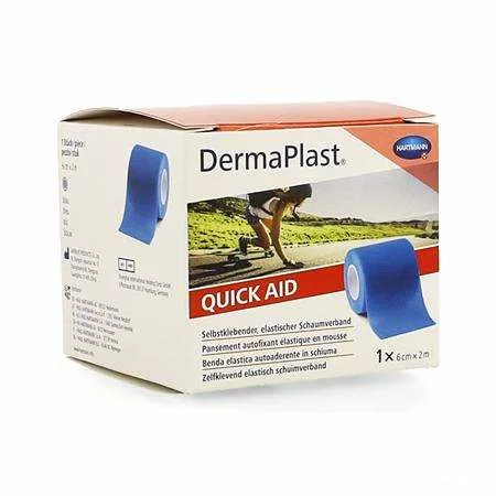 DP Quick Aid 6cm x 2m, blauw 1 p/s