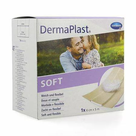 DERMAPLAST soft 6cmx5m 1 p/s