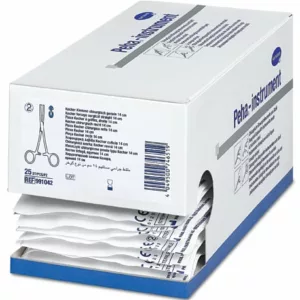 Hals/Mosq. pincet geb. 12,5cm 25 p/s