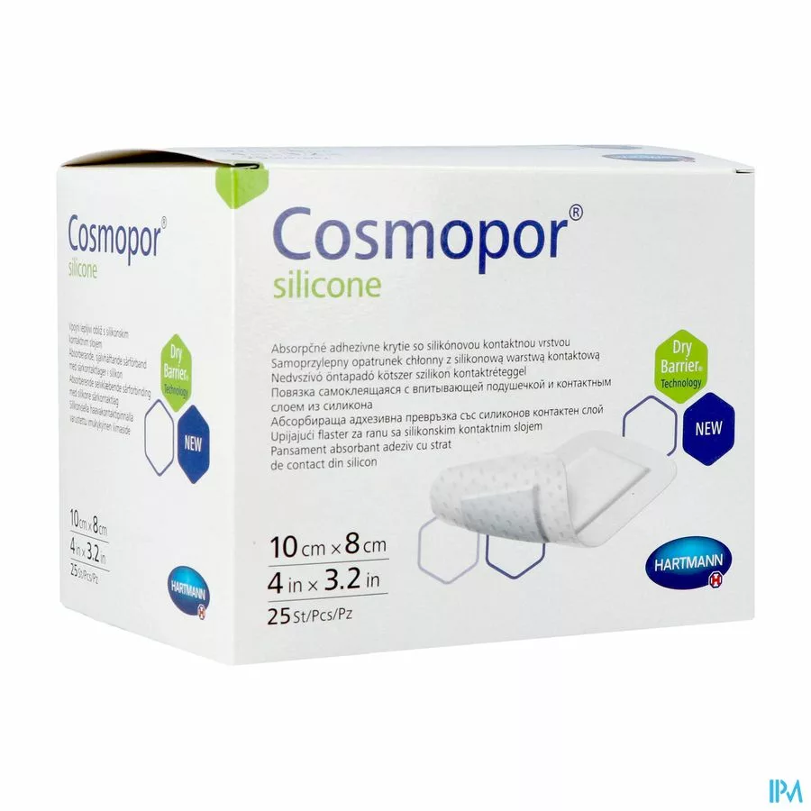 Cosmopor silicone 10x8cm 25 p/s