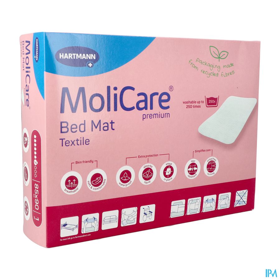 MoliCare Bed Mat Tex 7d 85x90 1 p/s