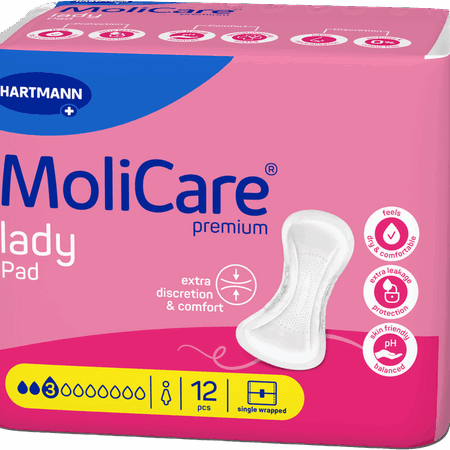 MoliCare Premium lady Pad 3D 12 p/s