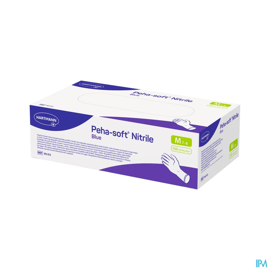 PEHA-SOFT nitrile blue M 150 p/s
