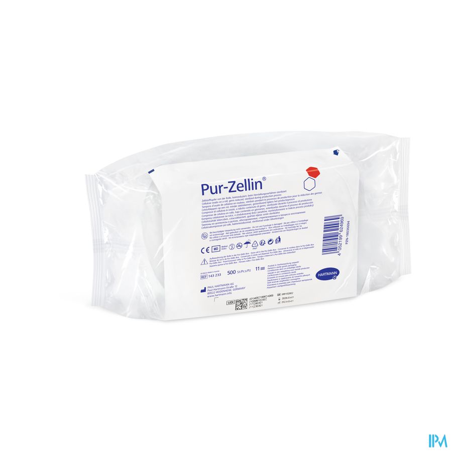 PUR-ZELLIN germ reduced 4x5cm 500 p/s