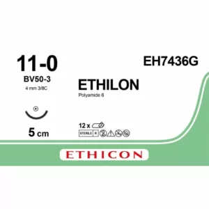 Ethilon 11-0 BV50-3 EH7436G 12 stuks