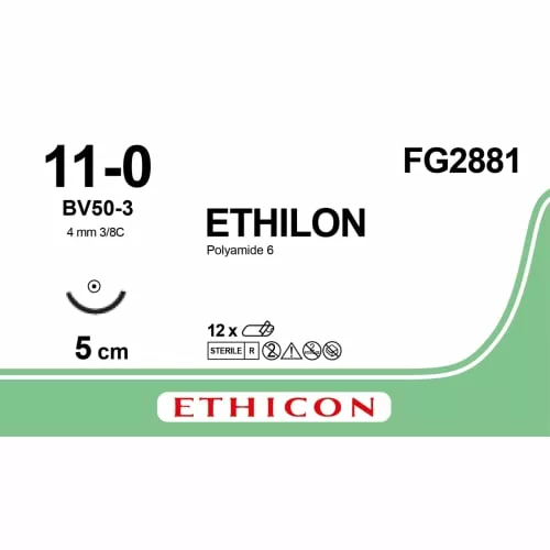 Ethilon 11-0 BV50-3 FG2881 12 stuks