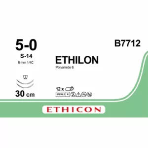 Ethilon 5-0 S-14 B7712 12 stuks