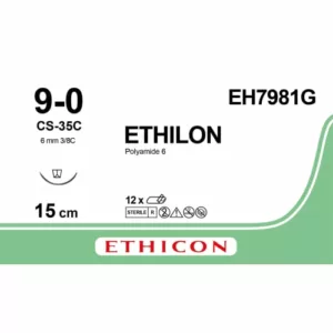 Ethilon 9-0 CS-35C EH7981G 12 stuks