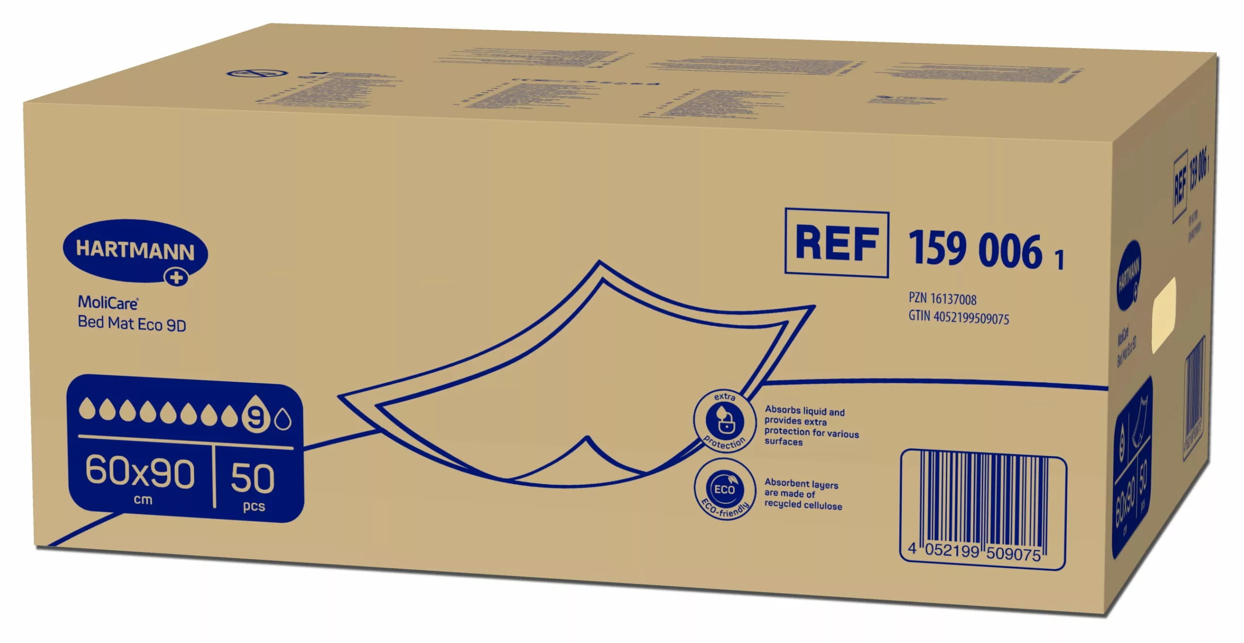 MoliCare Bed Mat Textile 10 p/s