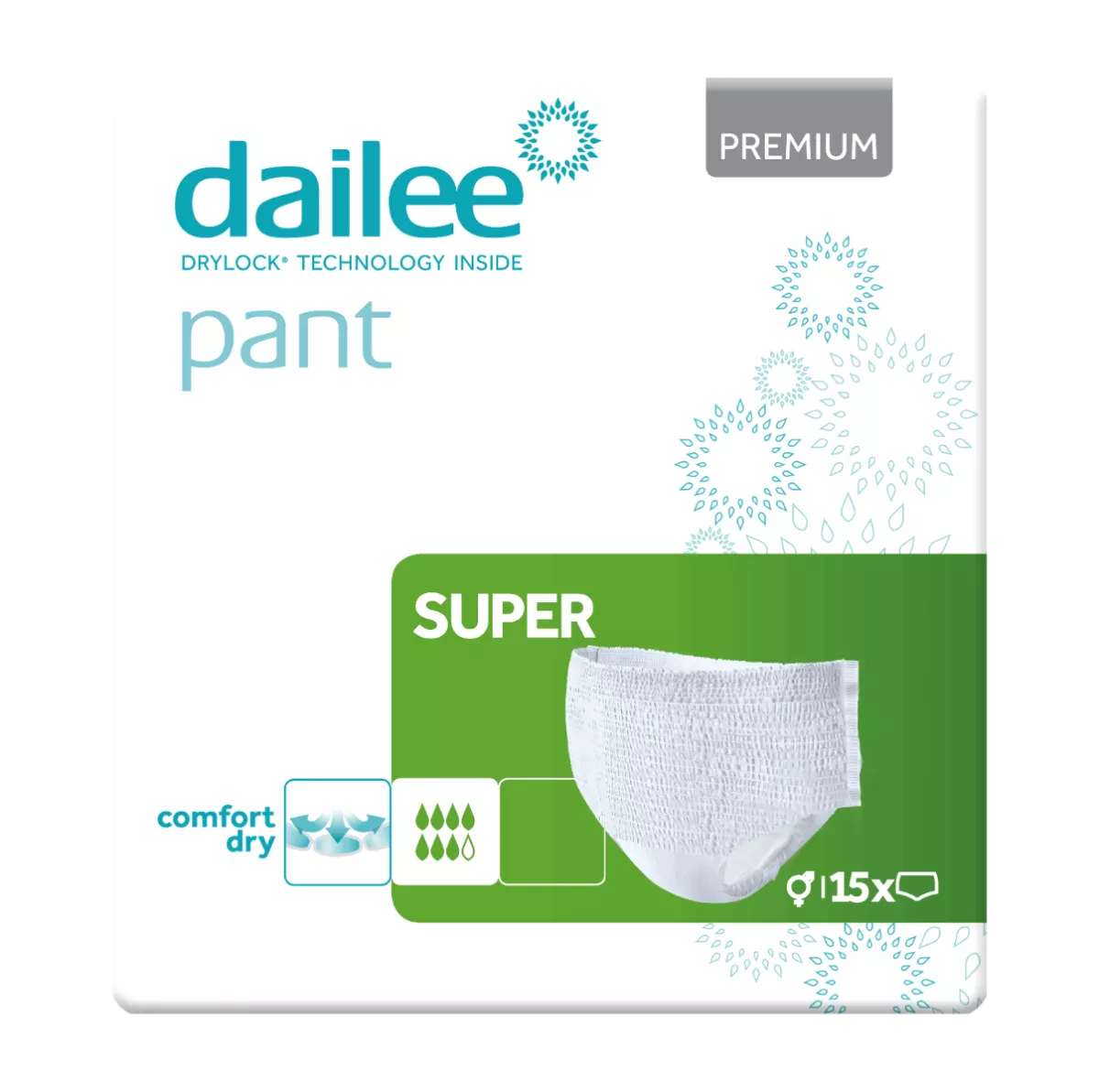 Dailee Pant Premium Super S (Tubes) - 15 stuks