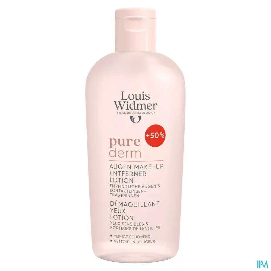 Widmer Purederm Oogmake-up Rein.lotion N/parf150ml