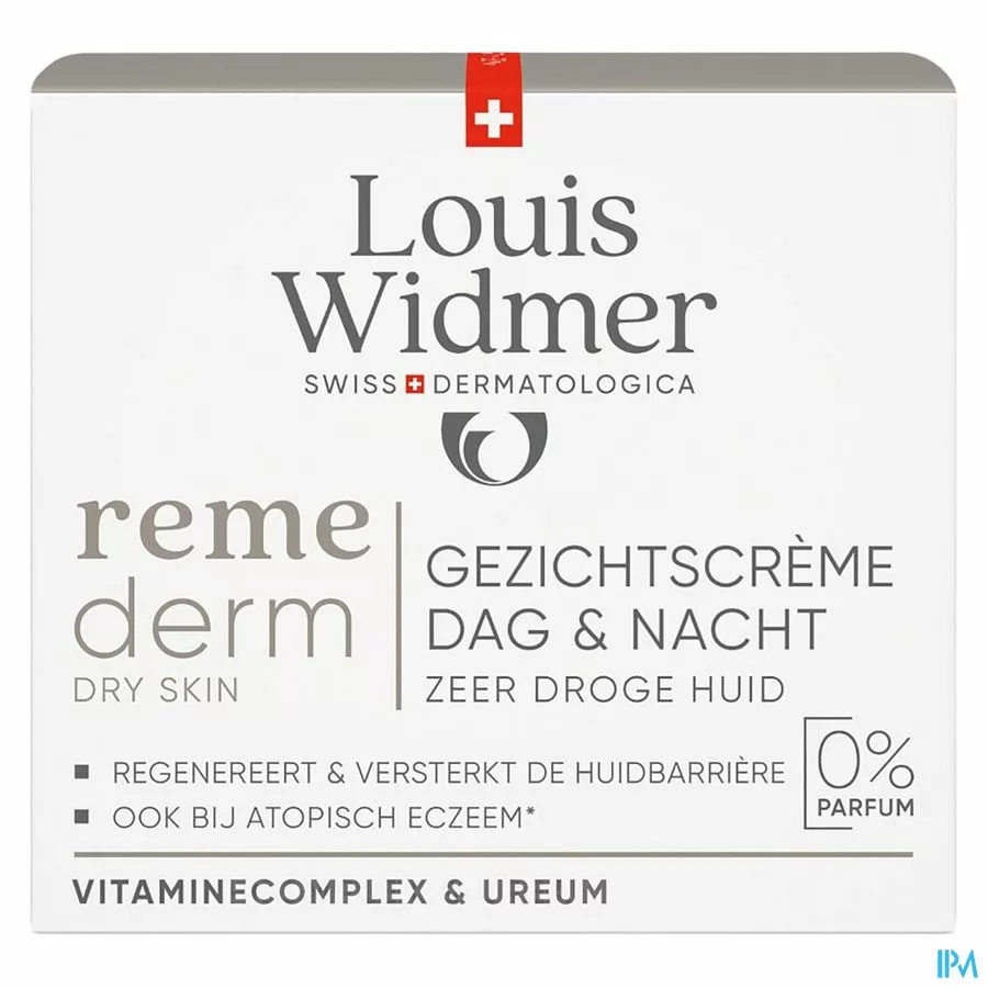 Widmer Remederm Gezichtscrème Dag & Nacht Zonder Parfum 50ml