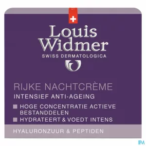 Widmer Iaa Rijke Nachtcreme Parf Pot 50ml