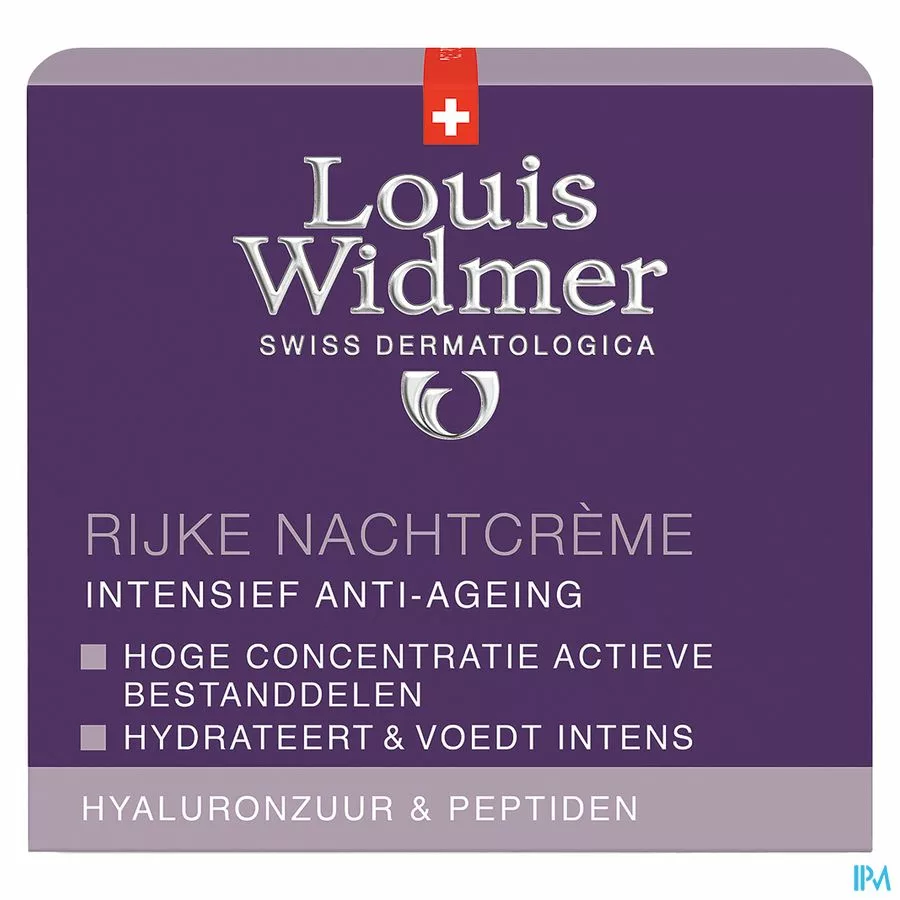 Widmer Iaa Rijke Nachtcreme Parf Pot 50ml