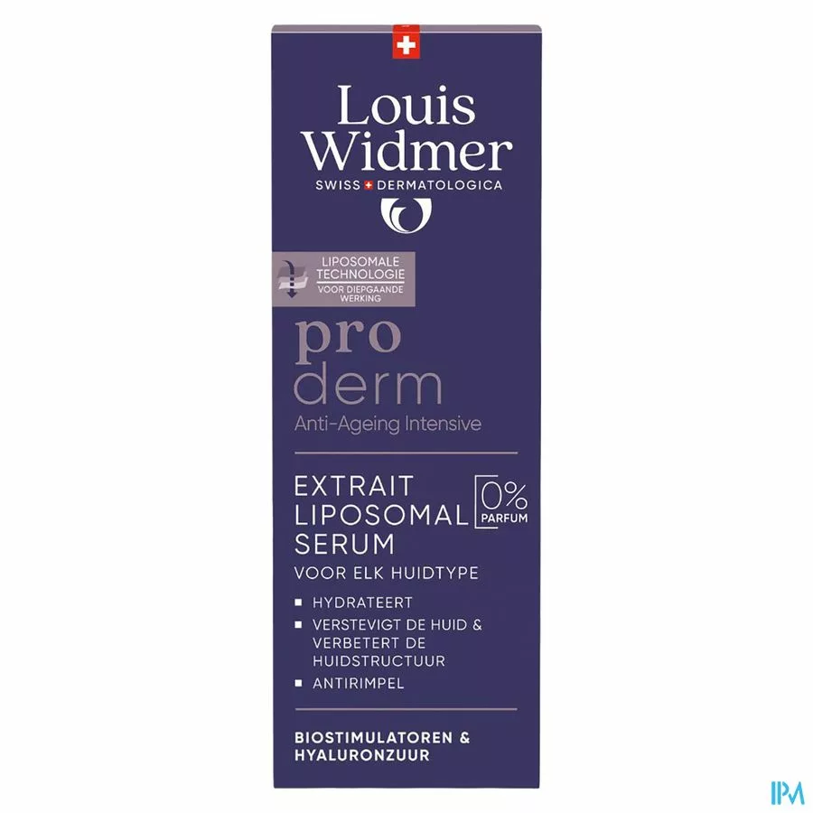 Widmer Proderm Extrait Liposomal Serum Zonder Parfum 30ml