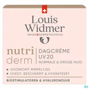 Widmer Nutriderm Dagcrème Uv 20 50ml
