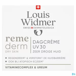 Widmer Remederm Dagcreme Uv30 Parf Pot 50ml