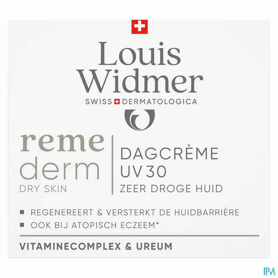 Widmer Remederm Dagcreme Uv30 Parf Pot 50ml