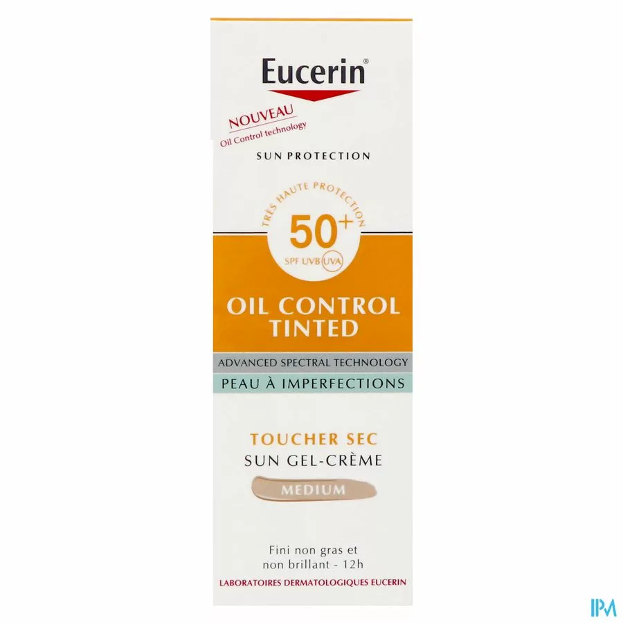 Eucerin Sun Protection Oil Tinted Med Spf50+ 50ml