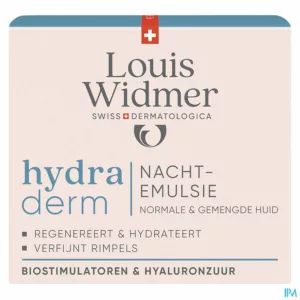 Widmer Hydraderm Nachtemulsie Zonder Parfum 50ml