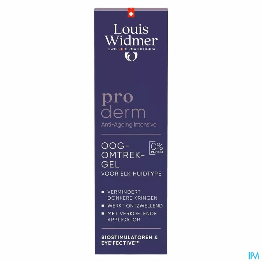Widmer Proderm Oogomtrekgel Zonder Parfum 15ml