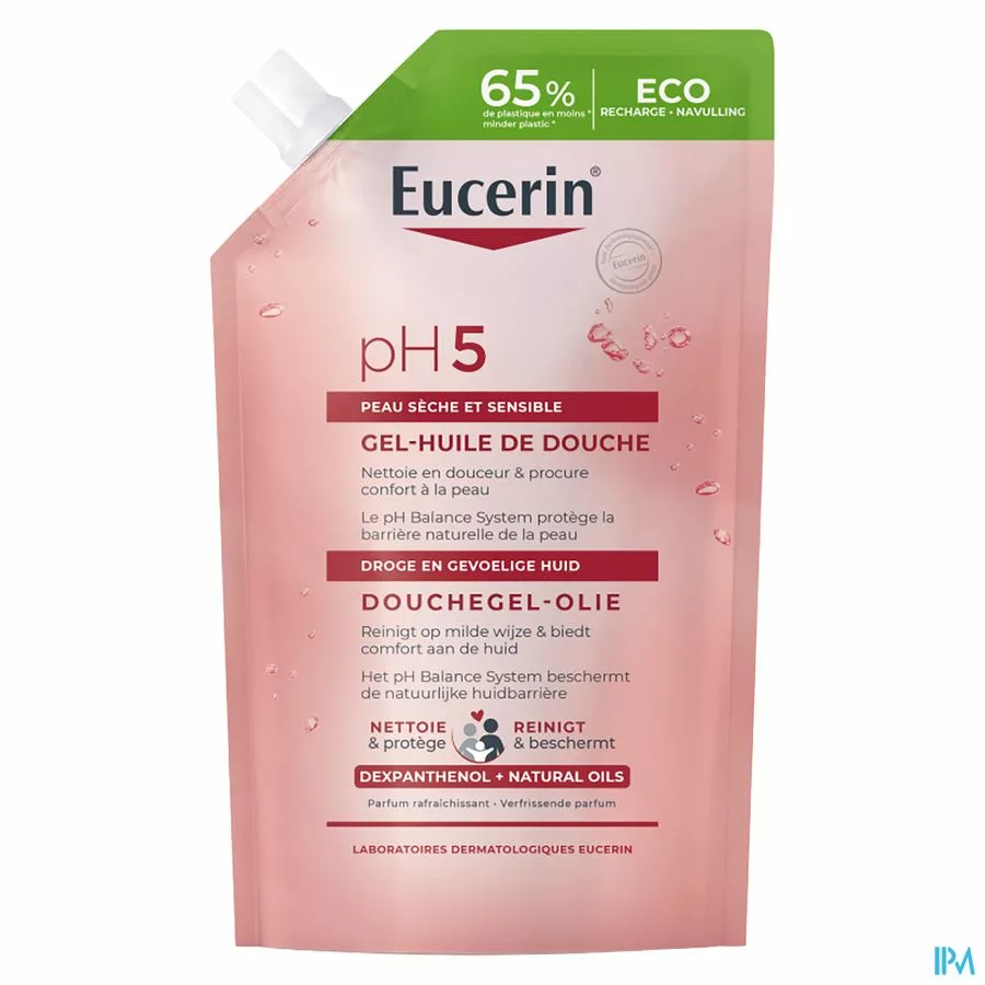 Eucerin Ph5 Douchegel Olie Navulling 400ml