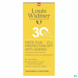 Widmer Face Sun Protection Anti-ageing 30 Zonder Parfum 50ml
