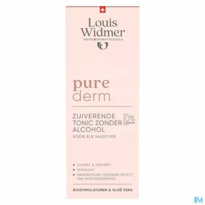 Widmer Purederm Zuiverende Tonic Zonder Alcohol Zonder Parfum 200ml