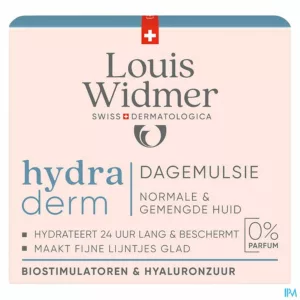 Widmer Hydraderm Dagemulsie Zonder Parfum 50ml