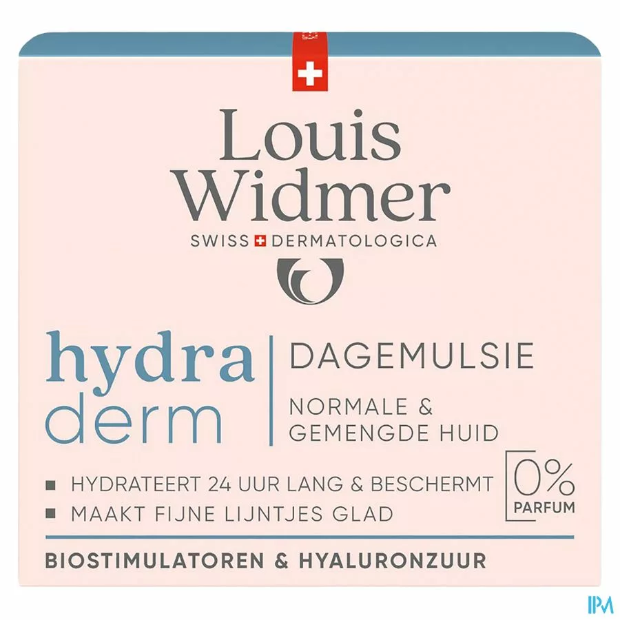 Widmer Hydraderm Dagemulsie Zonder Parfum 50ml