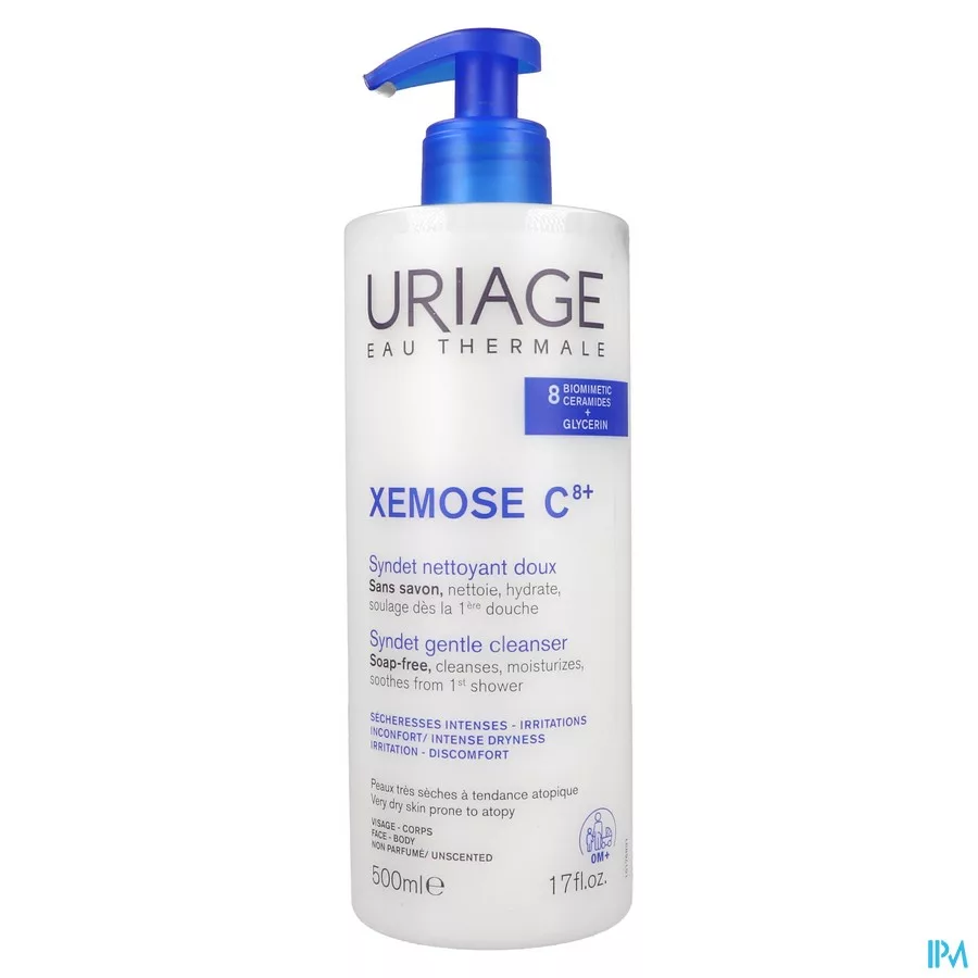 Uriage Xemose Syndet Milde Reiniging Emulsie 500ml