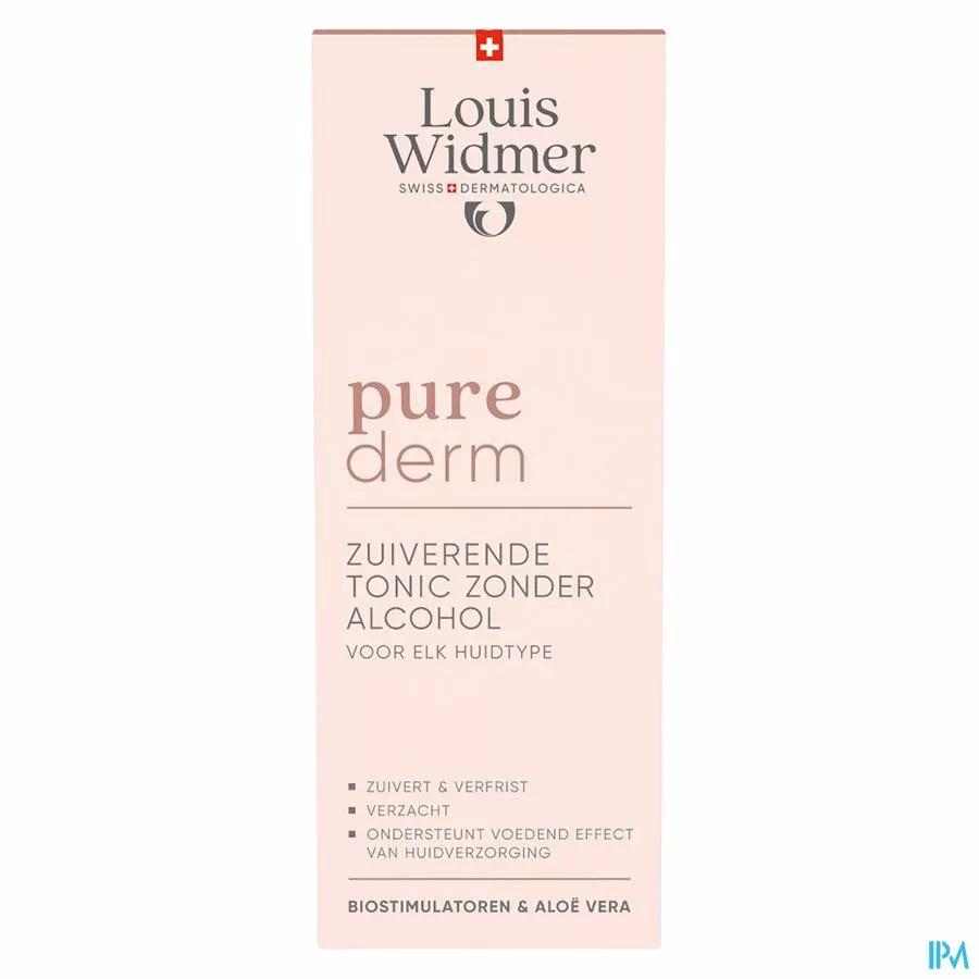 Widmer Purederm Zuiverende Tonic Zonder Alcohol 200ml