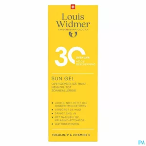 Widmer Sun Gel 30 100ml