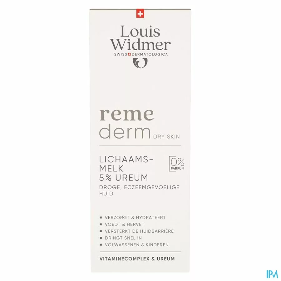 Widmer Remederm Lichaamsmelk 5 % Ureum Zonder Parfum 200ml