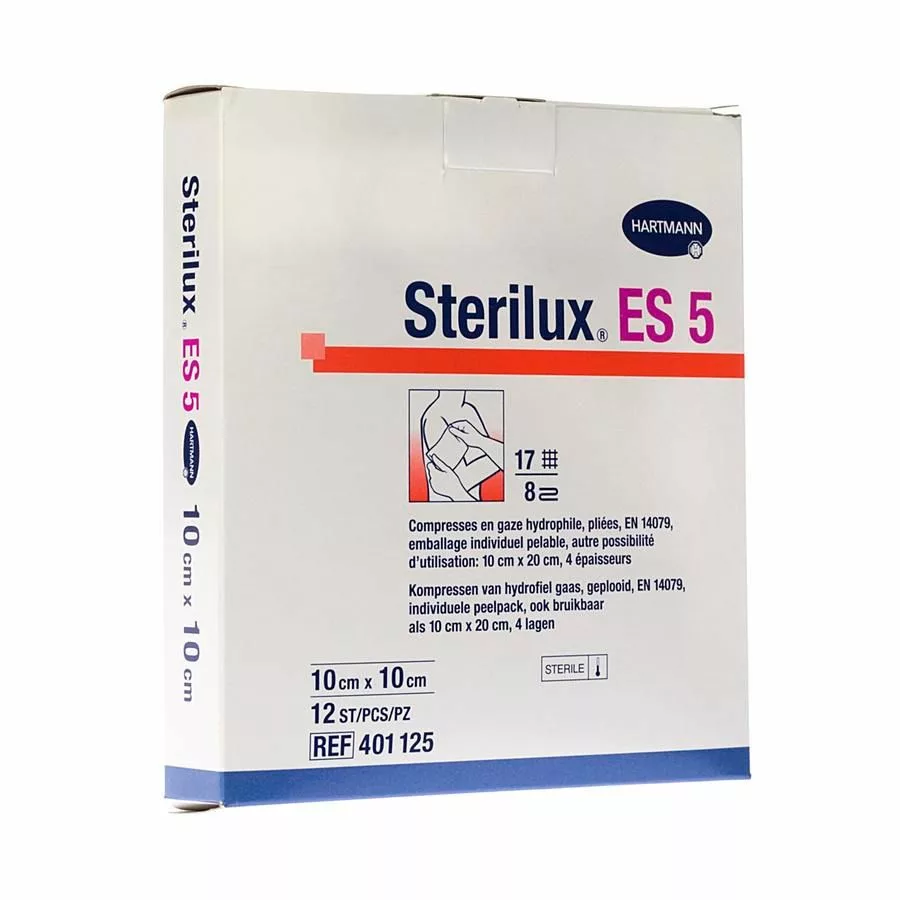 STERILUX ES5-10x10cm 8pl 12x 1 p/s