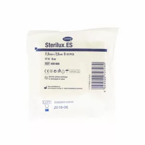 STERILUX 7,5x7,5cm 8l.st. 30x5 p/s