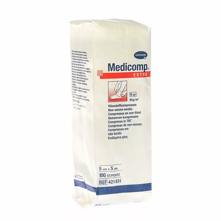 MEDICOMP 5x5cm 6l. nst. 100 p/s