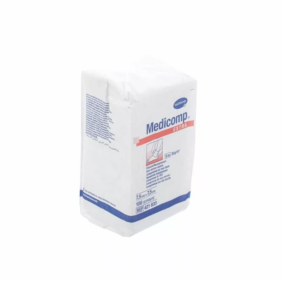 MEDICOMP 7,5x7,5cm 6l. nst. 100 p/s