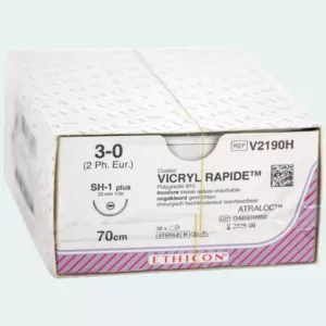 Vicryl Rapide hechtset, draad 70cm Ø 3-0, naald SH-1, steriel (36)