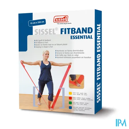 SISSEL® FITBAND ESSENTIAL - 15 cm x 2,5 m light - geel