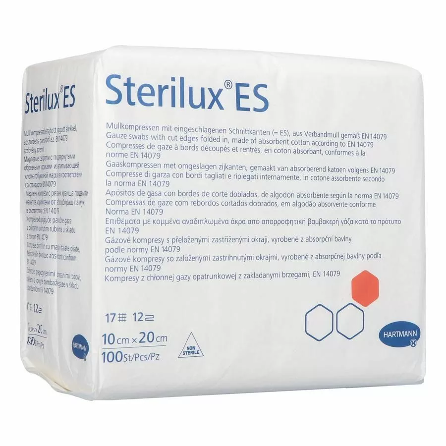 STERILUX ES 10x20cm 12l.nst. 100 p/s