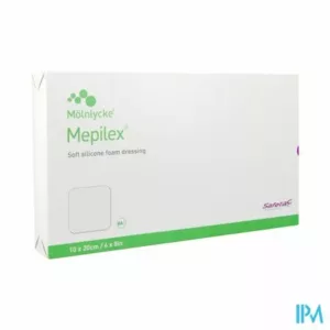 Mepilex Schuimverb Silicone Abs Ster 10x20cm 5 294200
